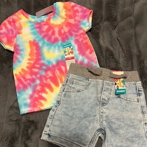 Shirt and shorts NWT